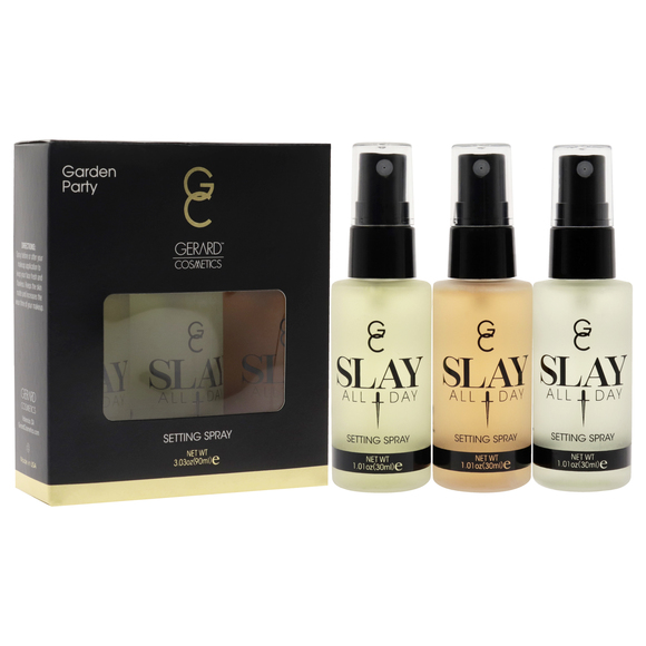Slay All Day Setting Spray - Garden Party Set by Gerard Cosmetic 3 Pc - Picture 3 of 4